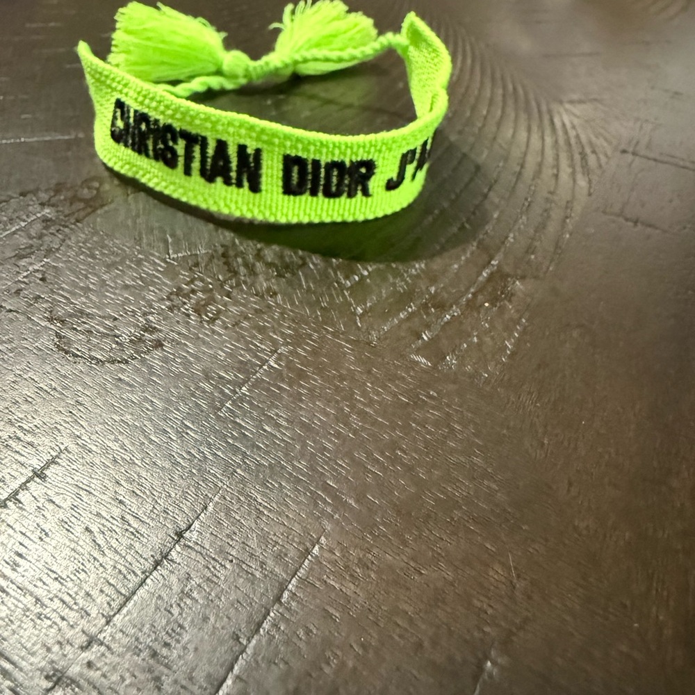 Dior Bright Green J'Adior Friendship Bracelet - Picture 2 of 3